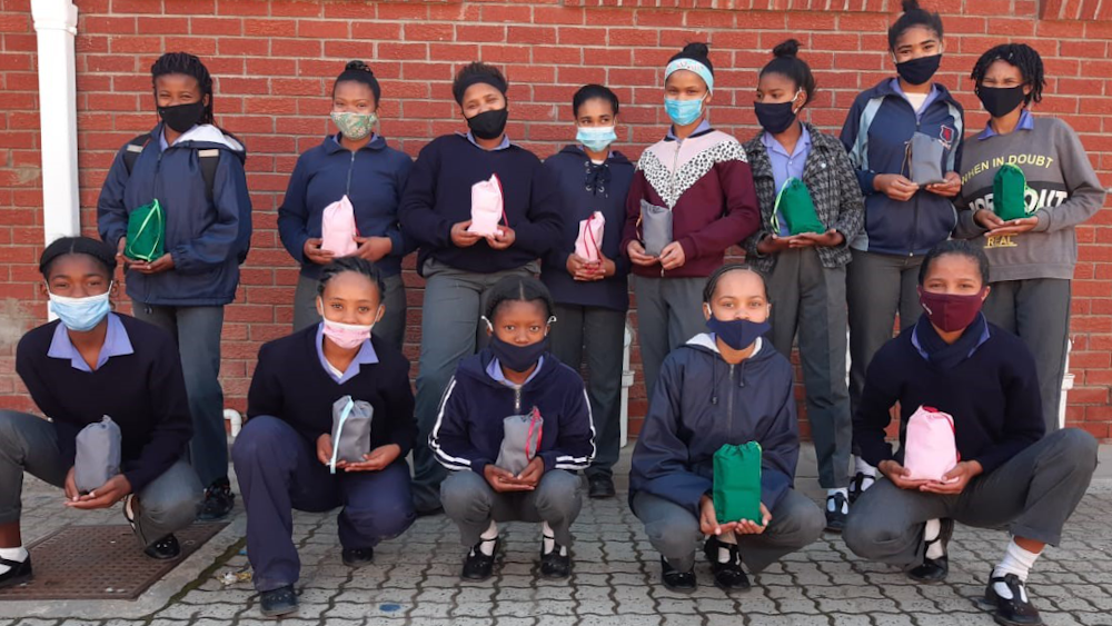 Pupils at St Mark's Primary School in Prince Alfred Hamlet