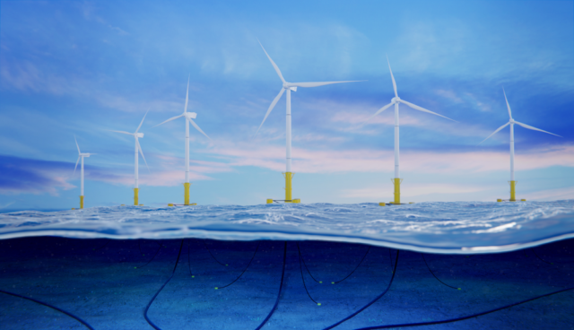 Offshore floating wind turbines