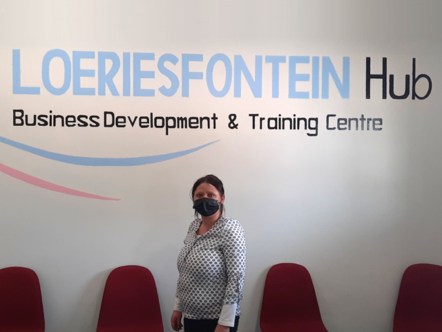 Business Hub manager Suzette Basson