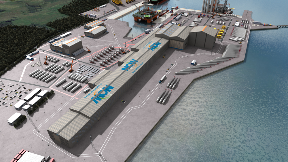 Illustration of new manufacturing facility in Nigg