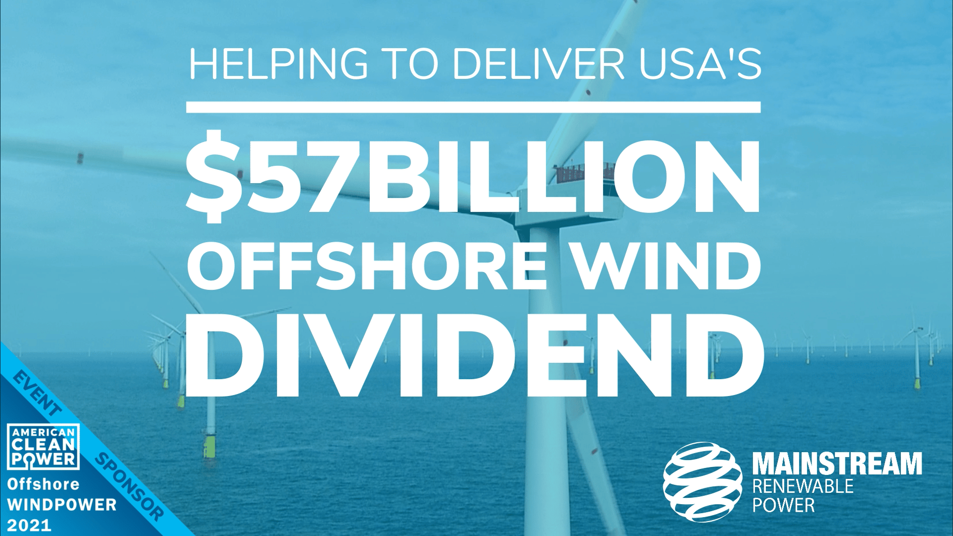Helping to Deliver USA's Billion offshore wind dividend
