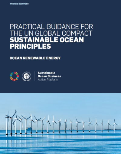 un global compact sustainable ocean principles pdf cover