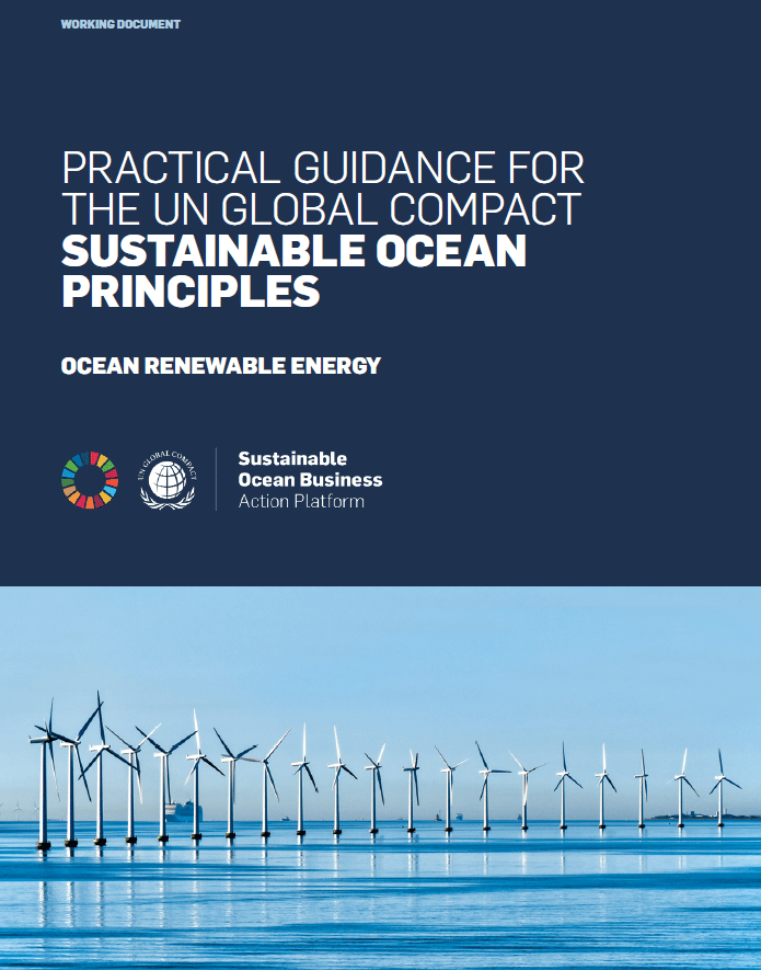 Ocean Principles Mainstream signs up to Sustainable Ocean Principles at UN launch ...