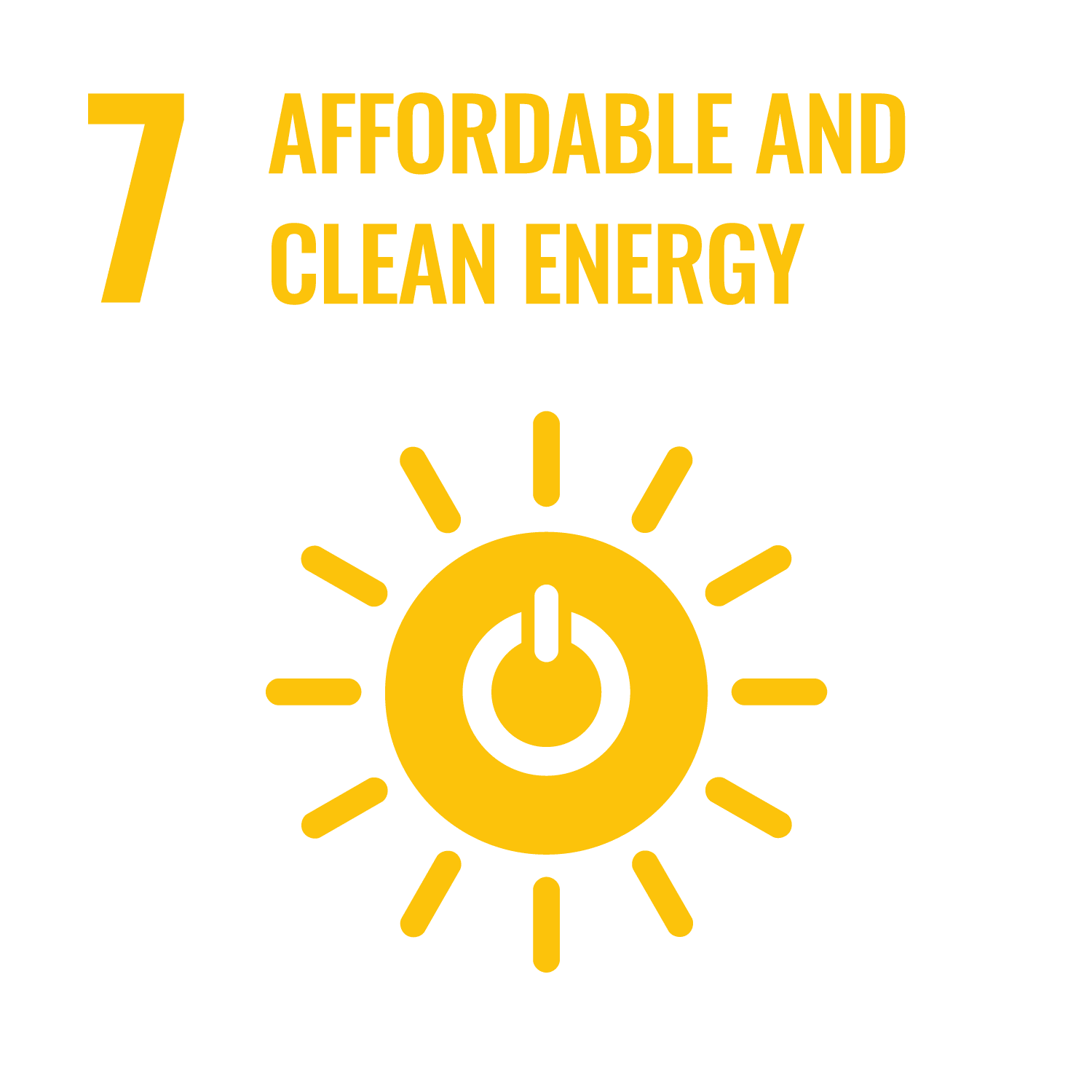 Sustainability - United Nations Sustainable Development Goal Affordable-and-clean-energy