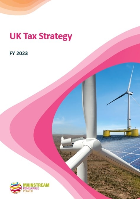 Mainstream Renewable Power UK Tax Strategy FY23